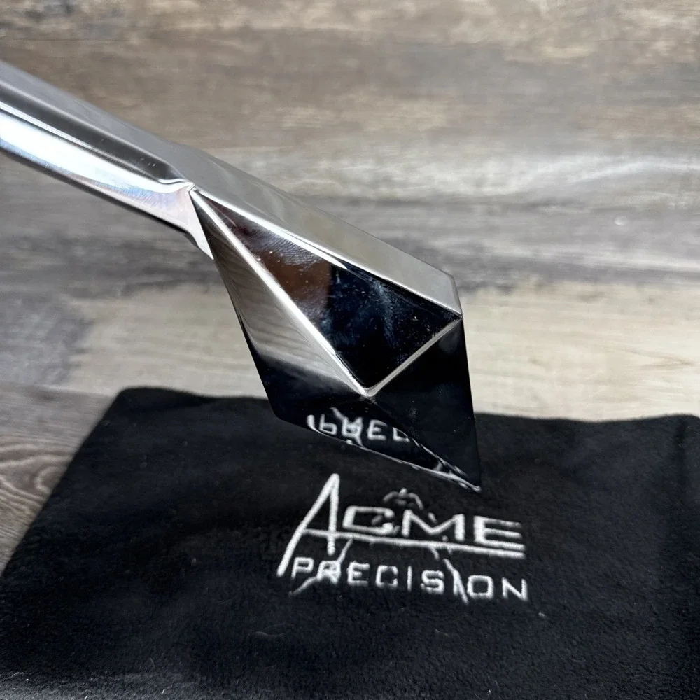 Acme Precision Bike Mirror Chrome Diamond Shaped Bicycle Side Mirror